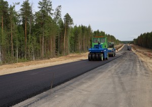 Ханты-Мансийский автономный округ – Югра: реконструкция участка дороги Югорск – Таёжный выполнена на 72%